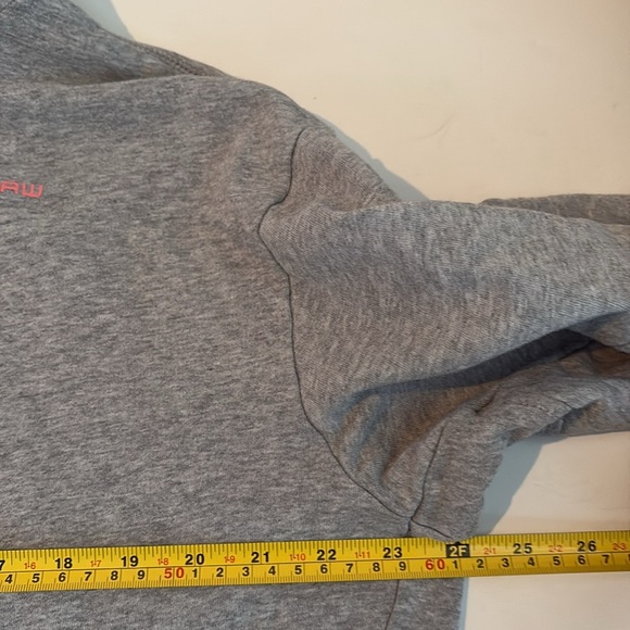 G-Star Lalja HDD zip SW Dress gray sweatshirt long line hood zip close RAW - Picture 12 of 16